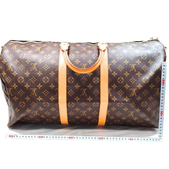 Louis Vuitton LV Boston Bag Keepall 55 Brown Monogram mon-548-091925 - Picture 3 of 11